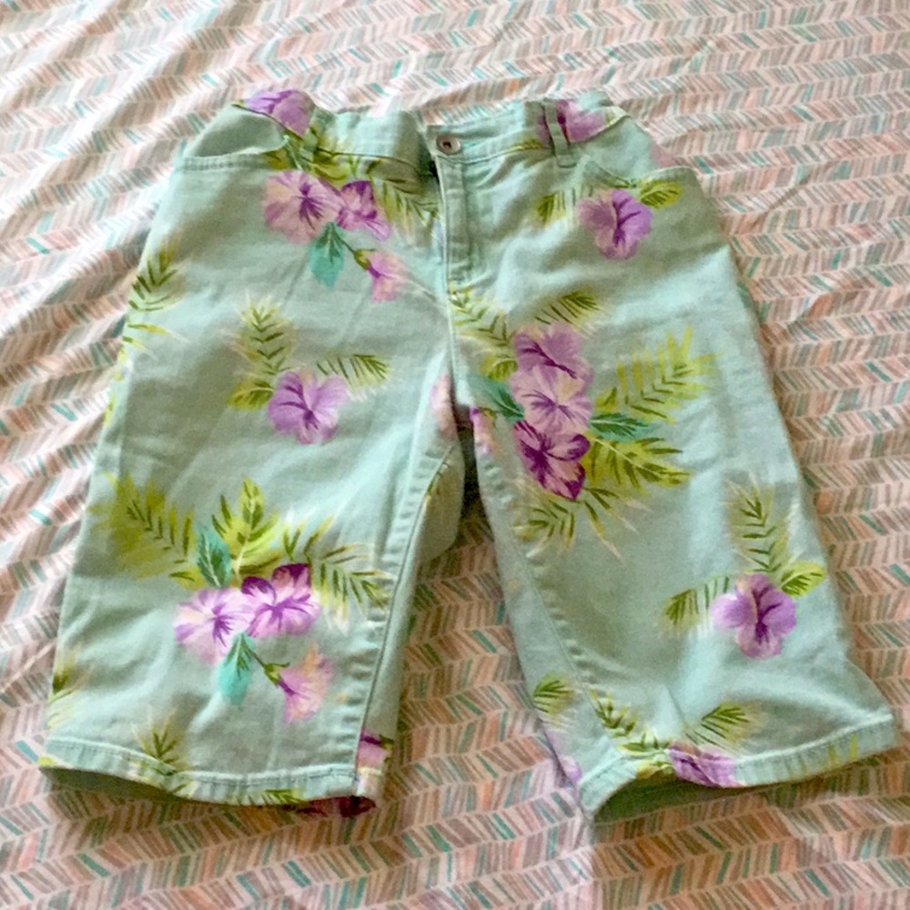 Girls Floral Shorts
